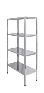 Стеллаж кухонный Luxstahl СР-1800х800х300/4 нерж – купить по цене завода
