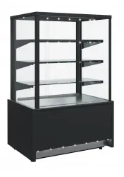 Купить витрина кондитерская полюс kc70 vm 0,9-1 9006-9005 (вхсв-0,9д carboma cube технo) 1801975p – цена от завода, доставка до двери | RuOborudovanie.ru