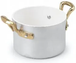 Купить кастрюля алюминиевая с керамическим покрытием 10х7см pentole agnelli alsa104w10 – цена от завода, доставка до двери | RuOborudovanie.ru
