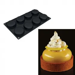 Купить форма силиконовая pavoflex для пирож. 3d "round" d60мм h20мм, 48мл, 8 ячеек px3200 – цена от завода, доставка до двери | RuOborudovanie.ru