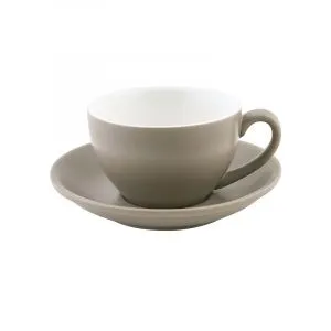 Чашка Cappuccino 280МЛ (БЛЮДЦЕ 15СМ), Bevande цвет Stone 978456 – купить по цене завода