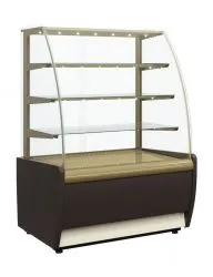 Купить витрина нейтральная полюс 0,9 carboma 0012-0109 (k70 n 0,9-1) корич.-золотой – цена от завода, доставка до двери | RuOborudovanie.ru