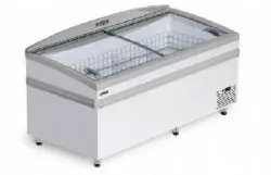 Купить бонета-ларь с гнутым стеклом снеж bonvini bfg 1850 торц серая отделка – цена от завода, доставка до двери | RuOborudovanie.ru