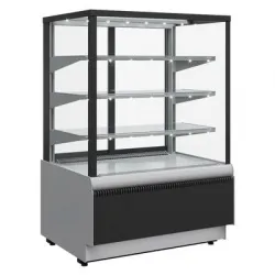 Купить витрина кондитерская полюс kc70 vm 1,3-1 9006-9005 (вхсв-1,3д сarboma cube техно) – цена от завода, доставка до двери | RuOborudovanie.ru