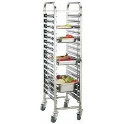 Купить шпилька для гастроемкостей gn 1/1 starfood yc-215m1, 15 уровней, на колесах, разборная – цена от завода, доставка до двери | RuOborudovanie.ru