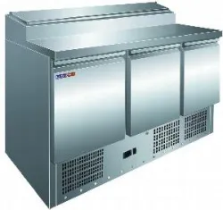 Купить стол холодильный cooleq ps300 нерж. для пиццы на 400л (+2...+8) 3дв. – цена от завода, доставка до двери | RuOborudovanie.ru