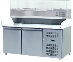 Стол для пиццы Koreco SPZ2600TN (+5/+10) столеш.гранит 360л, 2 двери,1510х800х1000 – купить в RuOborudovanie.ru с доставкой до двери Купить стол для пиццы koreco spz2600tn (+5/+10) столеш.гранит 360л, 2 двери,1510х800х1000 – цена от завода, доставка до двери | RuOborudovanie.ru