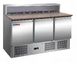 Купить стол холодильный cooleq ps903 гранит для пиццы на 400л (+2...+8) 3дв – цена от завода, доставка до двери | RuOborudovanie.ru