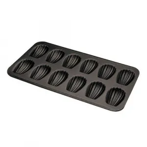 Противень Paderno 47731-12 "МАДЕЛЕН" 40х20см,12 ячеек, алюминий с антипригарным покрытием – купить по цене завода