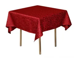 Купить скатерть 145х145 см журавинка бордо (цветок) – цена от завода, доставка до двери | RuOborudovanie.ru