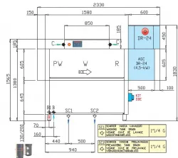 Купить машина посудомоечная dihr rx 164 e sx+dr24+dde+xp – цена от завода, доставка до двери | RuOborudovanie.ru
