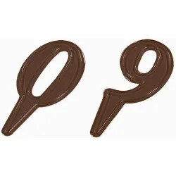 Купить форма для шок. "цифры от 0 до 9" 80х35мм h3мм, 10 ячеек 90-p9645 – цена от завода, доставка до двери | RuOborudovanie.ru