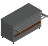 Купить прилавок abat пгн-70км-03 арт.21000802118 кашир. для горячих напитков нейтр.стол (без полок) – цена от завода, доставка до двери | RuOborudovanie.ru