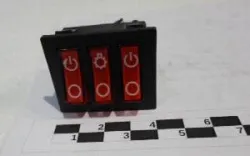 Выключатель тройной Airhot для Hw-108 – купить в RuOborudovanie.ru с доставкой до двери Выключатель тройной Airhot для Hw-108