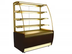 Купить витрина кондитерская полюс k70 vm 1,3-1 0012-0109 (вхсв-1,3д сarboma) – цена от завода, доставка до двери | RuOborudovanie.ru