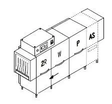 Купить машина посудомоечная dihr rx 326 as dx+dde+hrp30/деление 2 части – цена от завода, доставка до двери | RuOborudovanie.ru