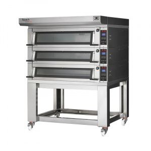 Печь подовая Apach E4Lk2L Dp с подставкой без направляющих 