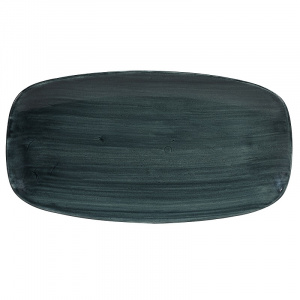 Блюдо прямоугольное Chefs 35,5Х18,9СМ, без борта, Stonecast Patina, цвет Rustic Teal Patrxo141