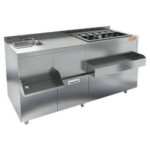 Барная станция Hicold НБМКС-15/6БПК с бортом