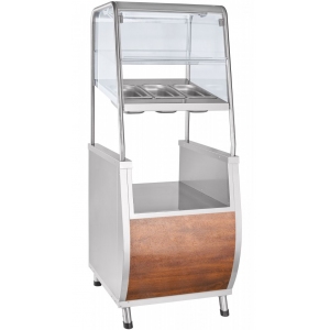 Прилавок Abat ПСПХ-70Т арт.21000801032 кашир. для стол.приб. с хлебницей лин.разд.Премьер
