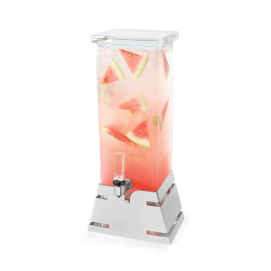 Диспенсер для сока Rosseto Beverage Ld143, 7,6л 26,3Х19см H59,7см, нерж.сталь/акрил